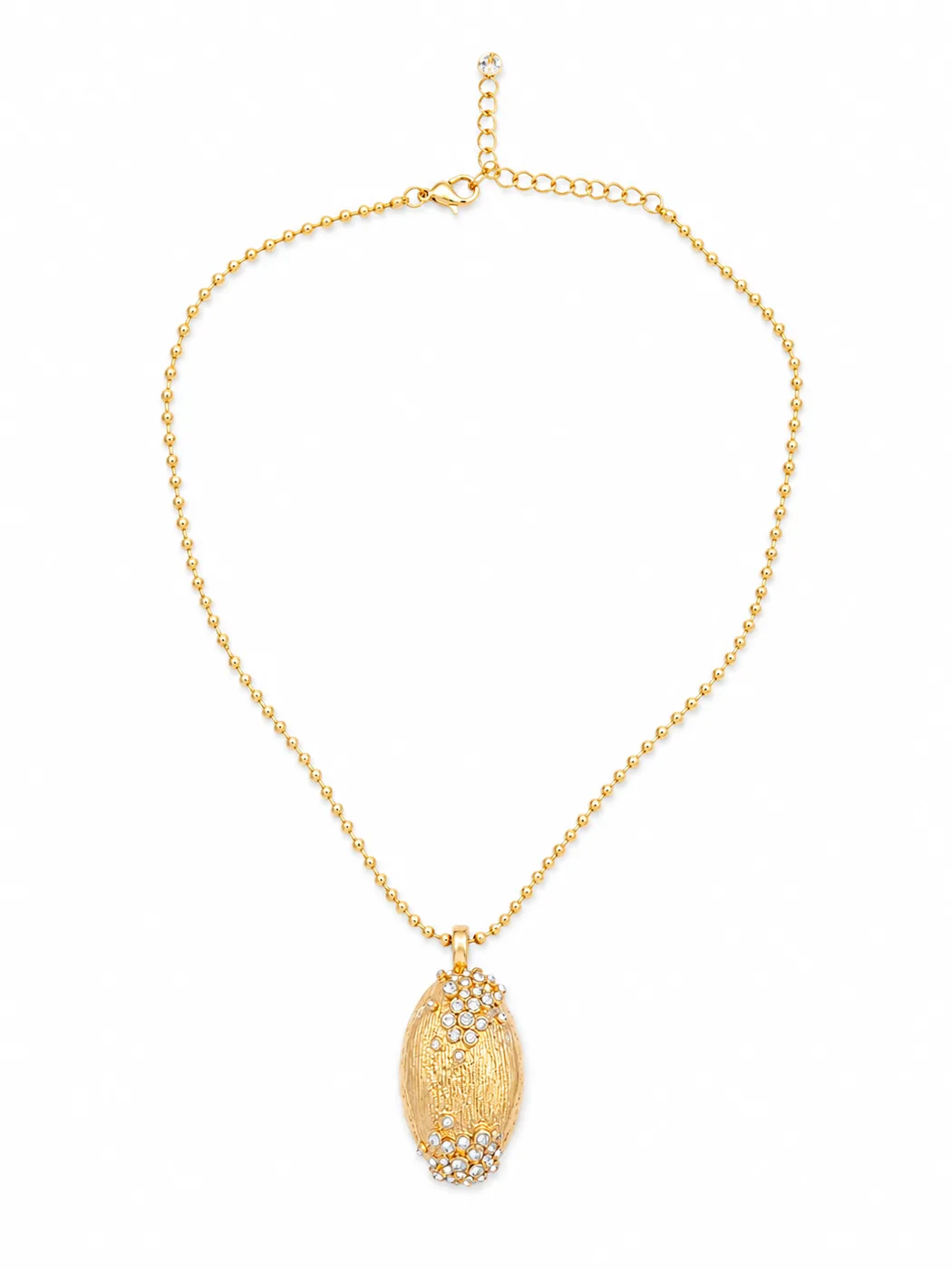 Amber Light Charm Necklace